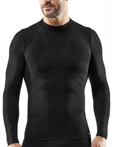Maglia Lupetto Termica Tecnica Uomo Manica Lunga Sportiva