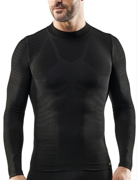 Maglia Lupetto Termica Tecnica Uomo Manica Lunga Sportiva