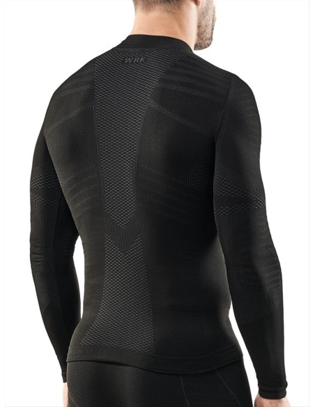 Maglia Lupetto Termica Tecnica Uomo Manica Lunga Sportiva