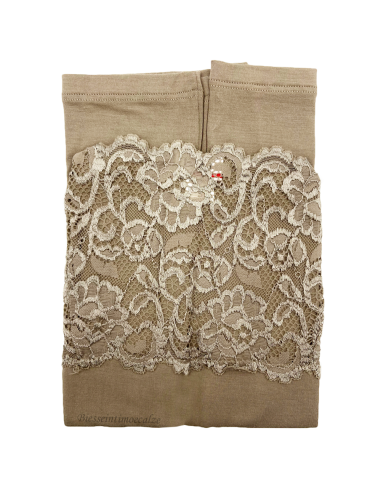 Top Donna Elegante Modal Spalline Balza in Pizzo EGI 1135