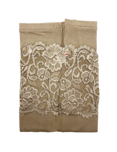Top Donna Elegante Modal Spalline Balza in Pizzo EGI 1135