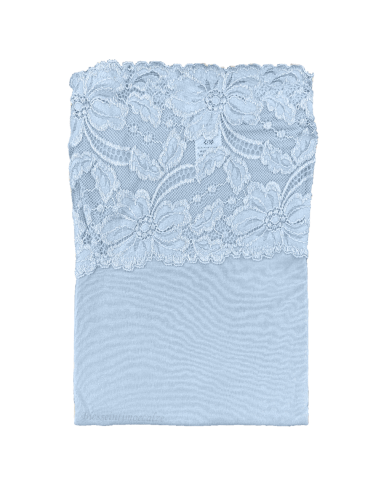 Top Donna Elegante Modal Spalline Balza in Pizzo EGI 1135