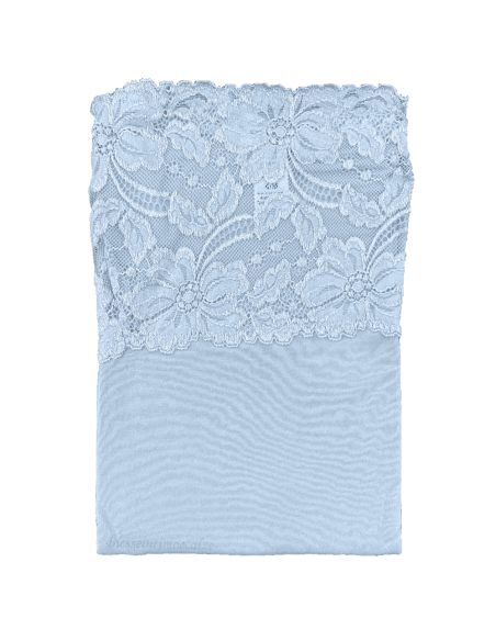 Top Donna Elegante Modal Spalline Balza in Pizzo EGI 1135
