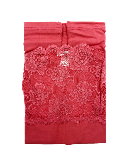 Top Donna Elegante Modal Spalline Balza in Pizzo EGI 1135