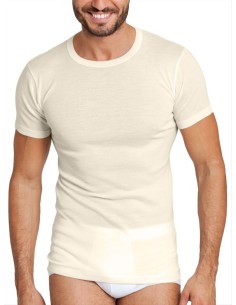 Maglia Uomo Manica Corta Lana Merinos e Microfibra, EGI 468