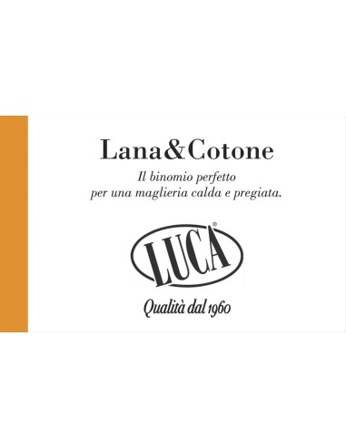 Maglia uomo Lana e Cotone manica corta scollo a V Luca 10520