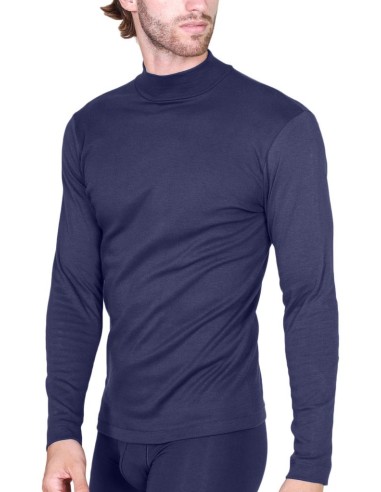 Maglia Lupetto Uomo Manica Lunga Cotone Felpato, MaRe 497