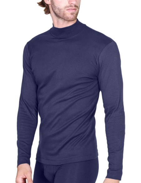 Maglia Lupetto Uomo Manica Lunga Cotone Felpato, MaRe 497