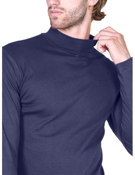 Maglia Lupetto Uomo Manica Lunga Cotone Felpato, MaRe 497
