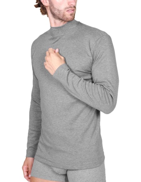 Maglia Lupetto Uomo Manica Lunga Cotone Felpato, MaRe 497
