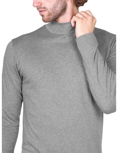 Maglia Lupetto Uomo Manica Lunga Cotone Felpato, MaRe 497