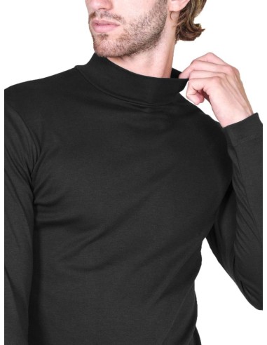 Maglia Lupetto Uomo Manica Lunga Cotone Felpato, MaRe 497