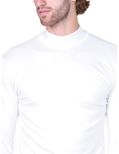 Maglia Lupetto Uomo Manica Lunga Cotone Felpato, MaRe 497