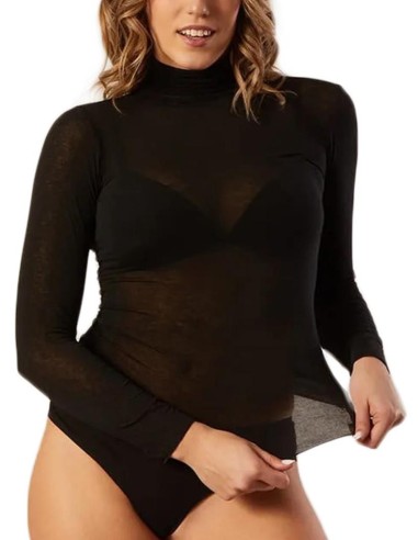 Maglia Dolcevita Donna Manica Lunga Cashmere Extra Light