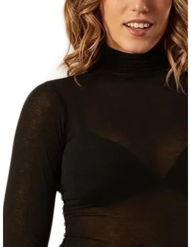 Maglia Dolcevita Donna Manica Lunga Cashmere Extra Light