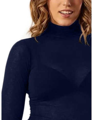 Maglia Dolcevita Donna Manica Lunga Cashmere Extra Light