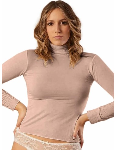 Maglia Dolcevita Donna Manica Lunga Cashmere Extra Light