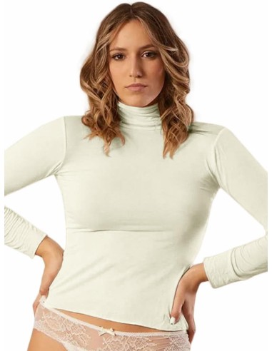 Maglia Dolcevita Donna Manica Lunga Cashmere Extra Light