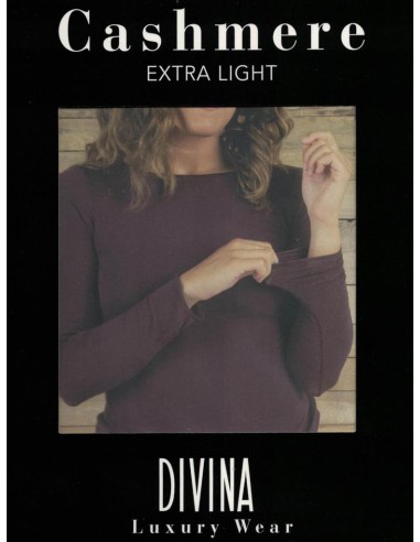 Maglia Donna Manica Lunga Cashmere Extra Light Girocollo