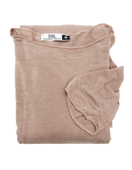 Maglia Donna Manica Lunga Cashmere Extra Light Girocollo