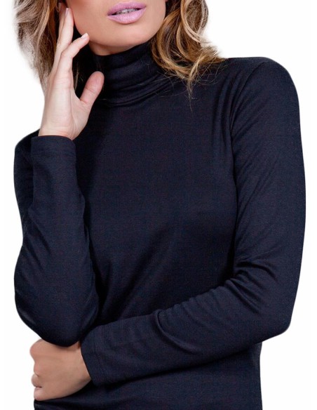 Dolcevita Donna 100% Cotone Manica Lunga, Basic Cotton 655