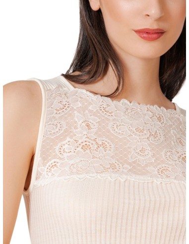 Canottiera Donna Termica Lana Merinos - Elegante e Morbida