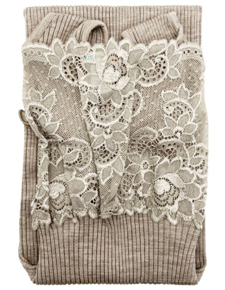 Canottiera Donna Termica Lana Merinos - Elegante e Morbida