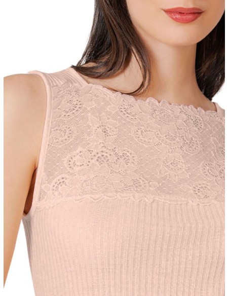Canottiera Donna Termica Lana Merinos - Elegante e Morbida
