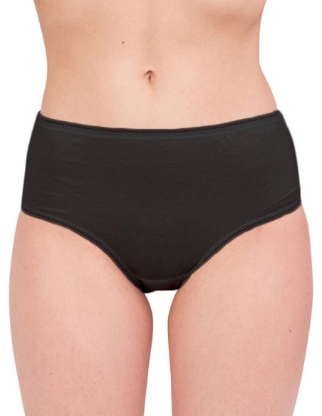Slip donna puro cotone 100% vita alta, Cristina 4200