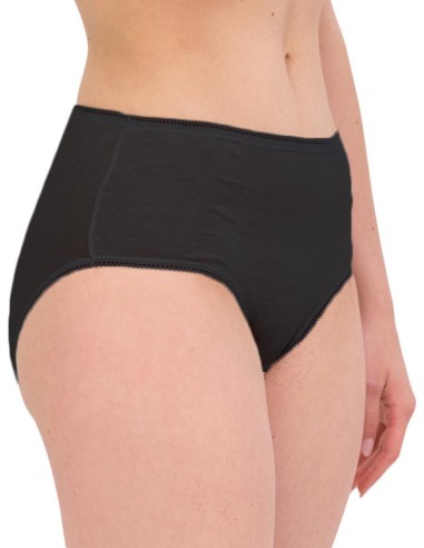 Slip donna puro cotone 100% vita alta, Cristina 4200