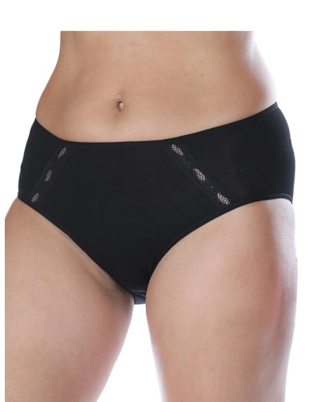 Slip donna in cotone elasticizzato senza cuciture laterali