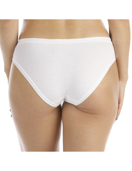Slip donna senza elastici e bordi piatti in cotone modal