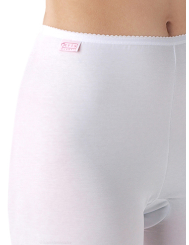 Boxer Mutanda Donna con Gamba Cotone e Pizzo, Cristina 4430