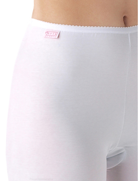 Boxer Mutanda Donna con Gamba Cotone e Pizzo, Cristina 4430