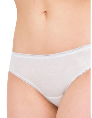 Slip donna puro cotone 100% vita media, Cristina 4190