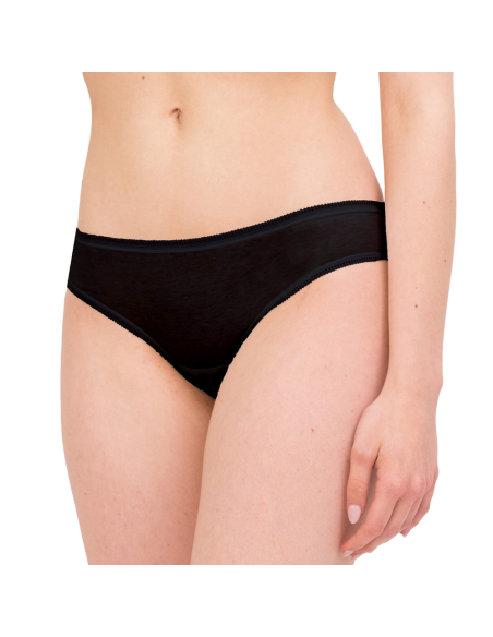 Slip donna puro cotone 100% vita media, Cristina 4190