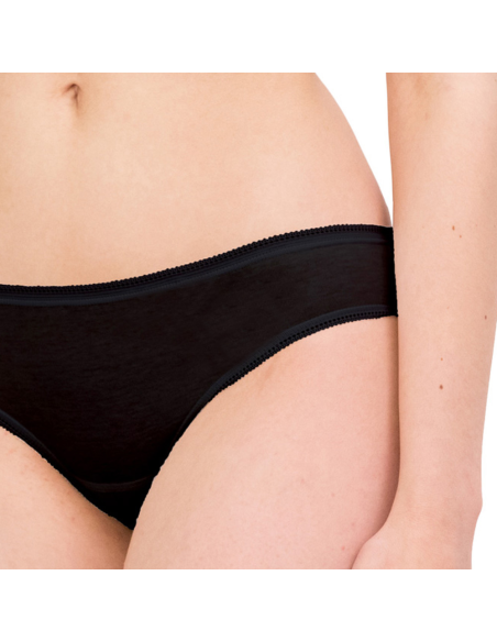 Slip donna puro cotone 100% vita media, Cristina 4190