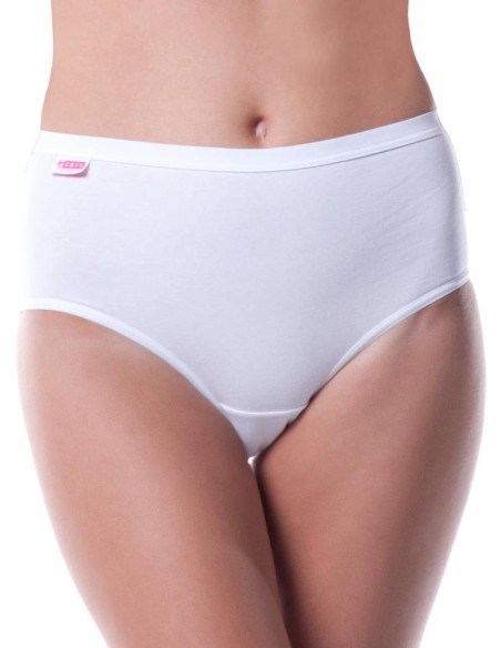 Slip donna alto in cotone elasticizzato, Cristina 4806