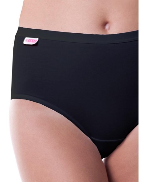 Slip donna alto in cotone elasticizzato, Cristina 4806