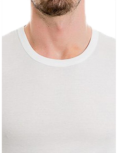 Maglia uomo a giro 100% cotone manica corta, La Furlana 4322