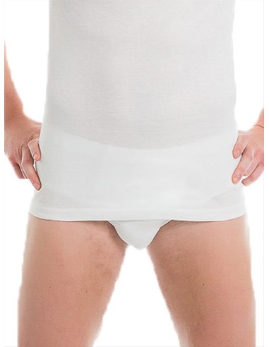 Maglia uomo a giro 100% cotone manica corta, La Furlana 4322