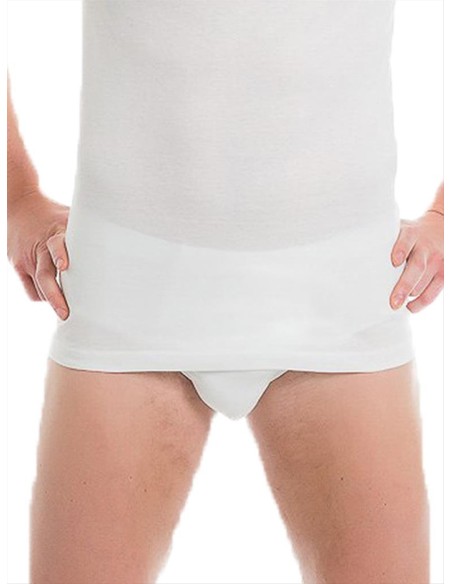 Maglia uomo a giro 100% cotone manica corta, La Furlana 4322