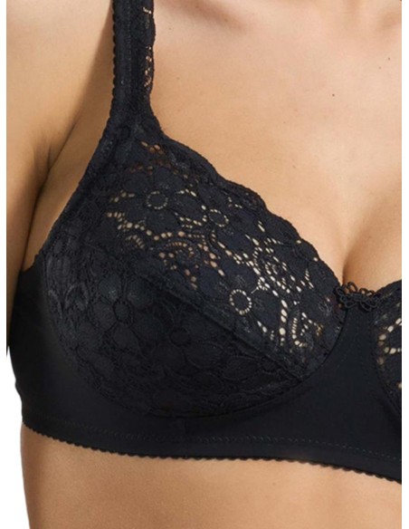 Reggiseno senza ferretto in pizzo elastico, Spiman Martina