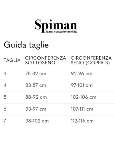 Reggiseno senza ferretto in pizzo elastico, Spiman Martina