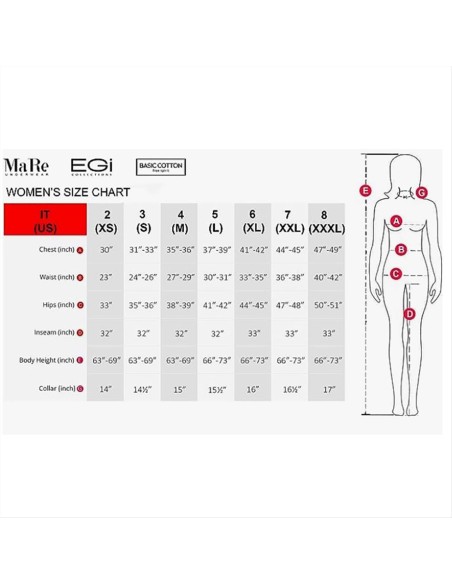 Maglia Intima Donna Cotone Felpato Manica Lunga, MaRe 572
