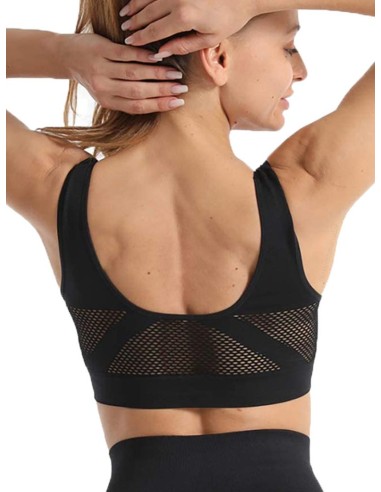 Reggiseno top sportivo senza cuciture traspirante, CEC R460