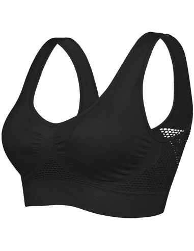Reggiseno top sportivo senza cuciture traspirante, CEC R460