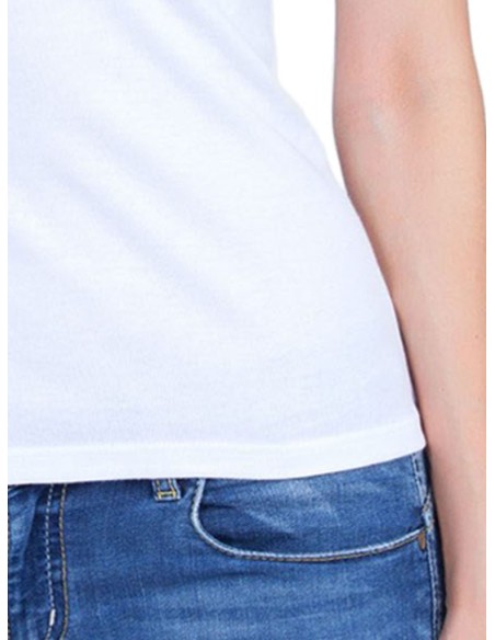 Maglia Donna 100% Cotone Girocollo Basic Cotton
