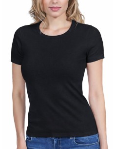 Maglia Donna 100% Cotone Girocollo Basic Cotton 2