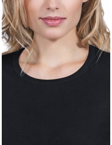 Maglia Donna 100% Cotone Girocollo Basic Cotton